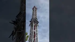 Would you ride ice blast at Blackpool pleasure beach #themepark #iceblast #shorts