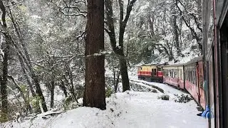 Kalka Shimla Toy Train Full Journey |UNESCO Heritage Railway Experience in Snow& Mountains-24/01/26