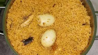 HOW TO COOK PALM OIL RICE / NIGERIA NATIVE RICE /concoction rice #delicious #food