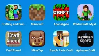 Crafting and Building,Minecraft,Apocalypse,WilderCraft,CraftAhead,MineTap,Beach Party Craft,Apikman