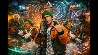 Paradox Party (Oompa-Loompa Logic Loop)and mega Songs 10 in 1/rap, Melodic nerdcore trap at 110 BPM.