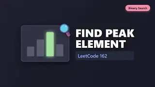 Find Peak Element in Array - LeetCode 162 - Binary Search Tutorial