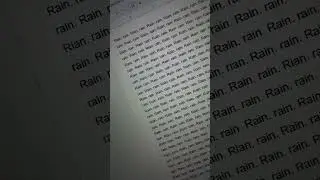 I &hearts;️ rain #book #writer #writertube #writertok #booktubers #authortube #booktok #authortok