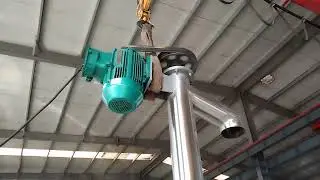 Screw conveyors for powder and granule transport