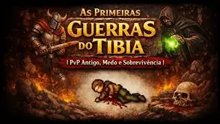 As Primeiras Guerras do Tibia | PvP Antigo, Medo e Sobrevivência #VelhasHistóriasdeTibia