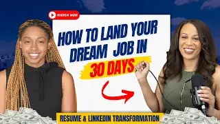 Land Your Dream Job in Just 30 Days! Unlock the Secrets of a Resume & LinkedIn Makeover! #jobs