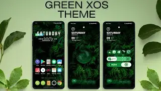 Green XOS Theme For Oppo And Realme|| New Charging Effect With Live Wallpaper||