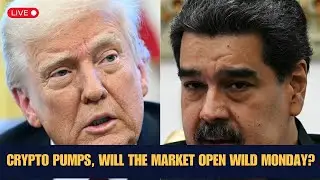 CRYPTO WEEKEND PUMP: LIVE UPDATES FROM MARKETS AFFECTED BY TRUMP-MADURO SAGA 📱