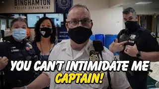 Karen Police Captain Tries Bullying Citizen&hellip; BIG Mistake | 1A Audit FAIL