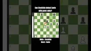 Can Stockfish defeat Santa with pawn odds?