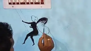 Switch board painting design, switch board deciding, wall painting, easy wall painting