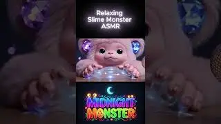 Squishy Monster Slime ASMR &ndash; Cute Tiny Short Video #monsterasmr #CuteMonster #slime