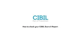How to Check Your CIBIL Score Online &ndash; Step-by-Step Guide Using Official CIBIL Website