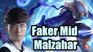 Faker - Malzahar Mid - Full Game - LOL #8
