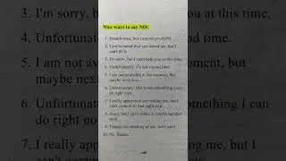 How to Say NO Without Feeling Guilty