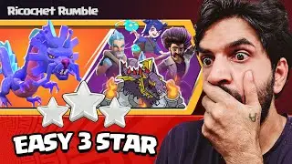Easiest Way to 3 Star Ricochet Rumble Challange ( Clash of Clans)
