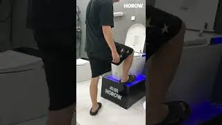 HOROW Smart Toilet with Touch-free Automatic Lids  #bathroom #smarttoilet #toilet #shorts