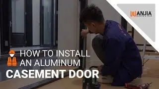 How to Install an Aluminum Casement Door?