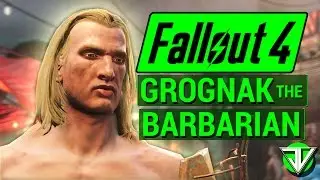 FALLOUT 4: Grognak the BARBARIAN Melee Character Build in Fallout 4!