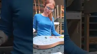 Sanding out a stained PRS guitar