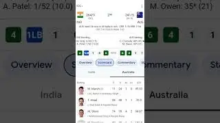india vs australia live score
