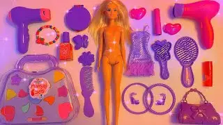 Most Satisfying with Unboxing Beautiful Barbie Doll Beauty Set Collection | Review Toys | ASMR 