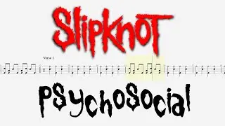 Slipknot - Psychosocial (Drum Notation) By @chamisdrums #chamisdrums #drumtabs #psychosocial