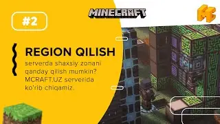 Minecraft serverda qanday region qiladi? MCRAFT.UZ #2