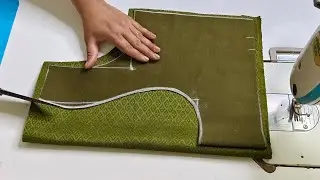 Simple and Easy Blouse Back Neck Design Cutting and Stitching | Back Neck Blouse Design