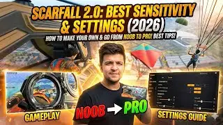 SCARFALL 2.0: BEST SENSITIVITY & SETTINGS (2026) | Apni khud ki Settings kaise banaye? NOOB TO PRO