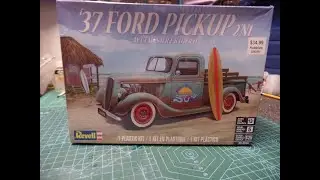 1937 Ford Pick Up Revell 1:25 Scale Model Car Kit Unboxing