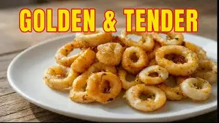 Oven baked calamari that comes out crispy every single time.😋