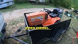 Free Diesel Kubota Lawn Tractor and Tools, Wow!