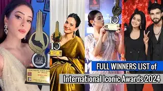 FULL WINNERS LIST of Iconic Awards 2024 #jhanak #anupamaa #starplus #yrkkh