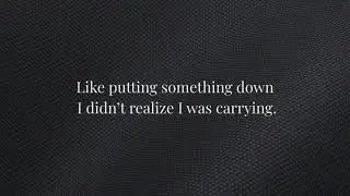 I Didn’t Explain Myself — And That Was Okay