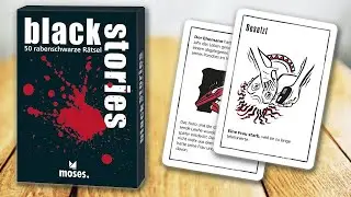 BLACK STORIES - Spielregeln TV (Spielanleitung Deutsch) - moses.