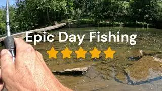 Fishing Little River Floyd Virginia Rainbow & Brown Trout, Smallmouth Bass, Redeye Bass, Bluegill
