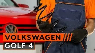 Wie VW GOLF 4 Fahrwerksfedern vorne wechseln [TUTORIAL AUTODOC]