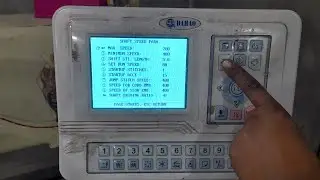 एंब्रॉयडरी मशीन में नार्मल स्पीड कितनी होनी चाहिए? dahao Embroidery machine speed password