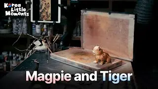 Magpie and Tiger | Korean Folk Painting🎨 | 🕘Korea little moments EP.3