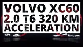 Volvo XC60 2.0 T6 320 KM (AT) - acceleration 0-100 km/h