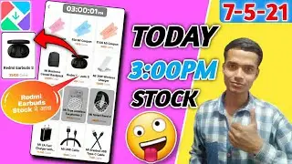 GetApps 3:00PM Stock | आज Redmi Earbuds Stock मे आया 😊 | Getapp Redeem Product | Getapp Out Of Stock