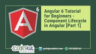 Angular 6 Tutorial for Beginners - Component Lifecycle in Angular [Part 1]