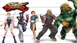 Street Fighter | Characters Height Comparison