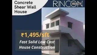 Concrete Shear Wall House For ₹1,495 Per Sft. 2020