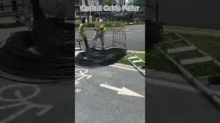 How to use Optical Cable Puller to pull the cable out of the duct