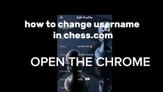how to change username in CHESS.COM//chess/game/ @chess
