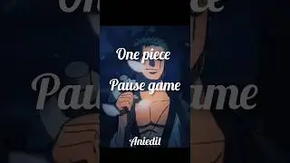 One piece pause game #onepiece #anime