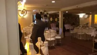 AMBER UPLIGHTING AT THE COACHMEN'S LODGE || WEDDING RECEPTION IN BELLINGHAM MA || RA-MU AND THE CREW