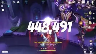 Nuke Showcase Xilonen C0R1 VS Mona C2 (And a Kazuha for reference)